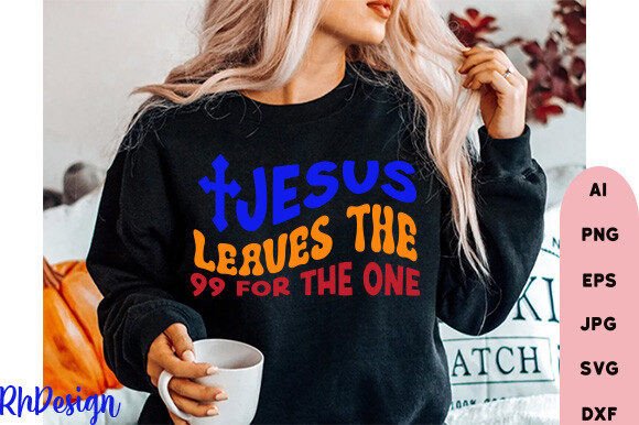 Retro Jesus Leaves the 99 SVG and Freebies