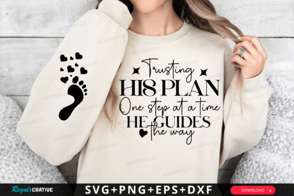 Trusting His Plan One Step at a Time SVG